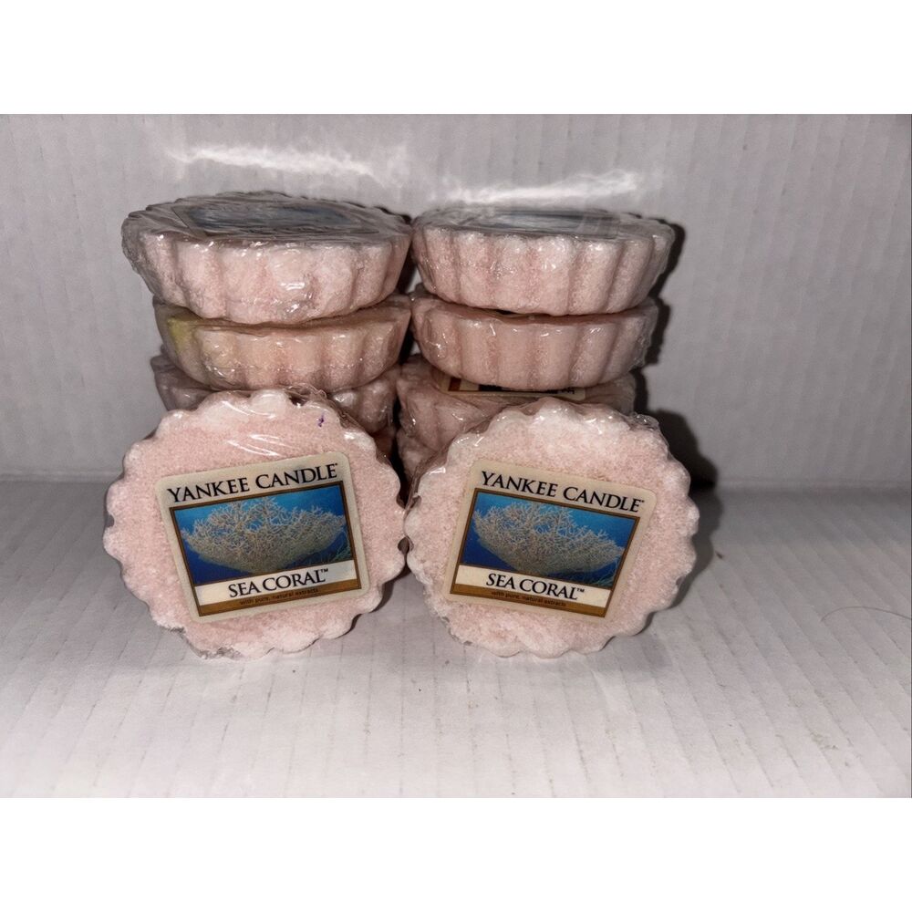Sea Coral Yankee Candle Wax Melt Tarts Lot Of 12 Retired
